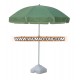 Beach Umbrella with vent, UV coated polyester fabric