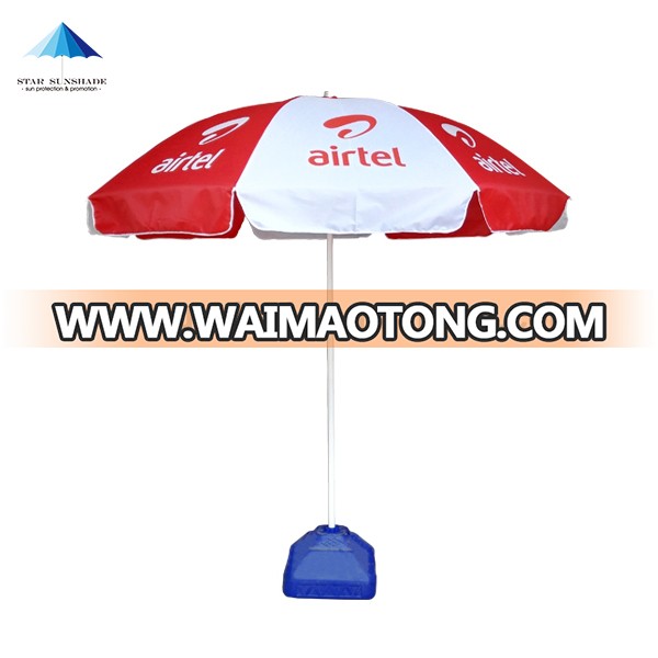 promotional advertising outdoor umbrella beach parasol for sale